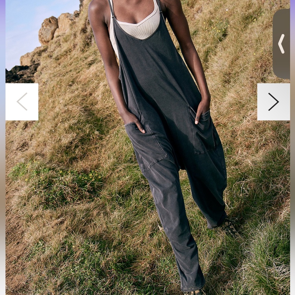 Free People Movement Hot Shot black Jumpsuit Women’s Medium